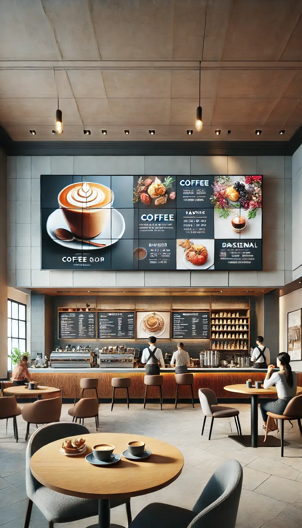LED Walls Coffee shop