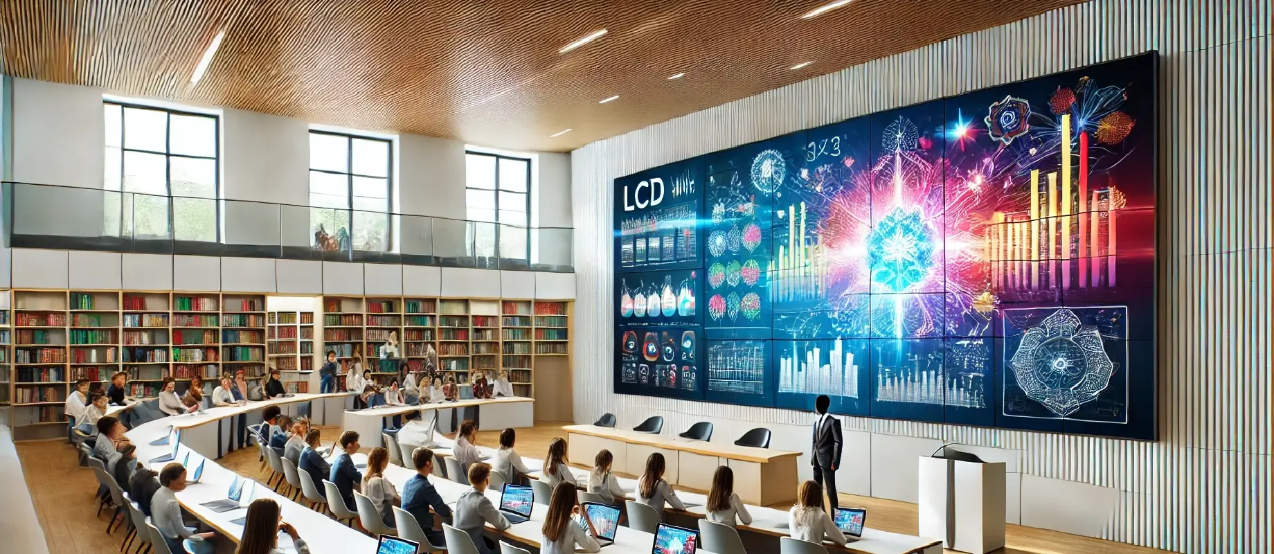lcd wall education